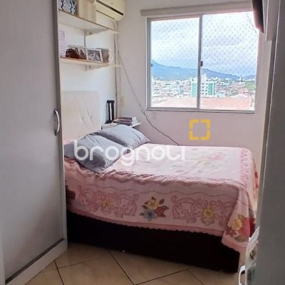 Apartamento com 72m², 3 quartos, 1 garagem, no bairro Areias em São José