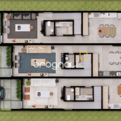 Casa com 139m², 3 quartos (sendo 1 suíte), 1 garagem, no bairro Cachoeira do Bom Jesus em Florianópolis