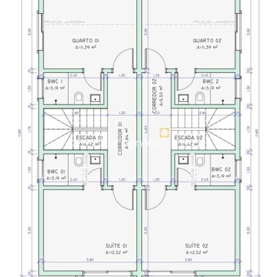 Casa com 107m², 2 quartos (sendo 2 suítes), 1 garagem, no bairro Rio Vermelho em Florianópolis