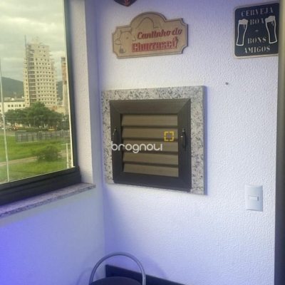 Apartamento com 65m², 2 quartos (sendo 1 suíte), 2 garagens, no bairro Pedra Branca em Palhoça