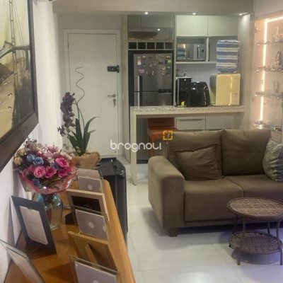 Apartamento com 65m², 2 quartos (sendo 1 suíte), 2 garagens, no bairro Pedra Branca em Palhoça