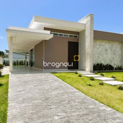 Casa de Condomínio com 189m², 3 quartos (sendo 3 suítes), 5 garagens, no bairro Camboa em Governador Celso Ramos