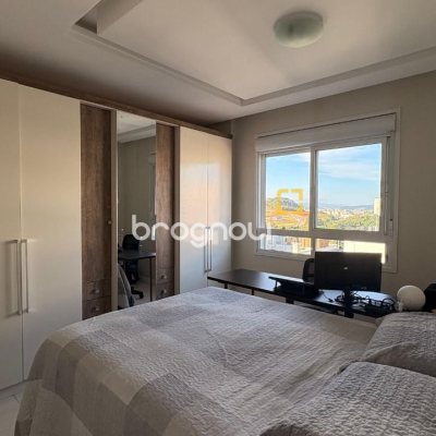 Apartamento com 85m², 3 quartos (sendo 1 suíte), 2 garagens, no bairro Pagani em Palhoça
