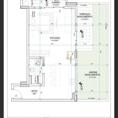 Studio com 75m², 1 quarto (sendo 1 suíte), 1 garagem, no bairro Coqueiros em Florianópolis