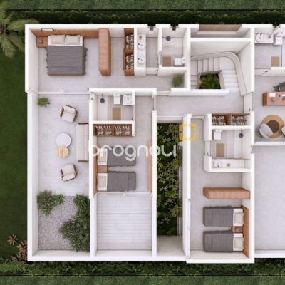Casa de Condomínio com 297m², 4 quartos (sendo 4 suítes), 6 garagens, no bairro Rio Vermelho em Florianópolis