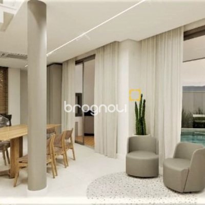 Casa com 302m², 4 quartos (sendo 4 suítes), 3 garagens, no bairro Cacupe em Florianópolis