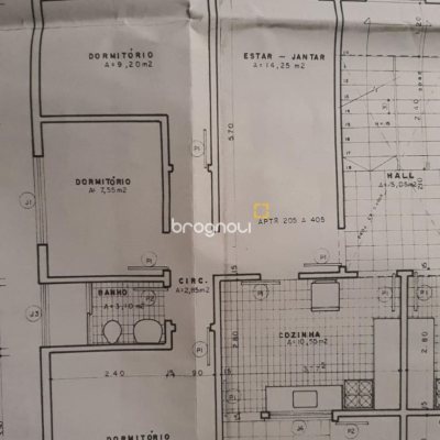 Apartamento com 80m², 3 quartos, 1 garagem, no bairro Ponta de Baixo em São José