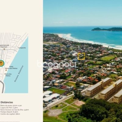 Apartamento com 45m², 1 quarto, 1 garagem, no bairro Morro das Pedras em Florianópolis