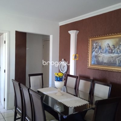 Apartamento com 89m², 3 quartos (sendo 1 suíte), 1 garagem, no bairro Campinas em São José