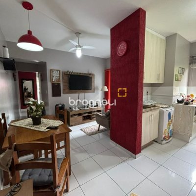 Apartamento com 59m², 3 quartos, 1 garagem, no bairro Potecas em São José