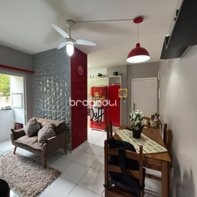 Apartamento com 59m², 3 quartos, 1 garagem, no bairro Potecas em São José