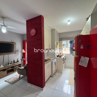 Apartamento com 59m², 3 quartos, 1 garagem, no bairro Potecas em São José
