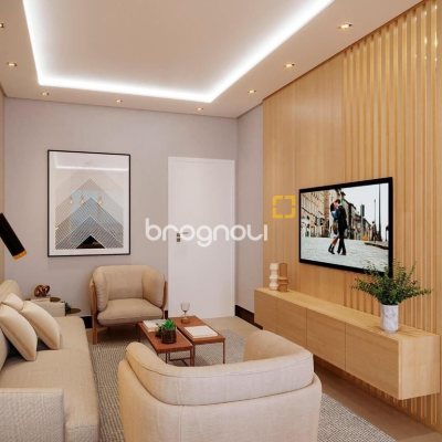 Apartamento com 78m², 2 quartos (sendo 1 suíte), 1 garagem, no bairro Barreiros em São José