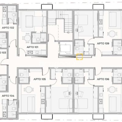 Studio com 29m², 1 quarto, 1 garagem, no bairro Centro em Florianópolis