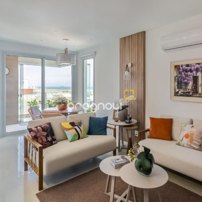 Cobertura com 166m², 2 quartos (sendo 2 suítes), 3 garagens, no bairro Campeche em Florianópolis