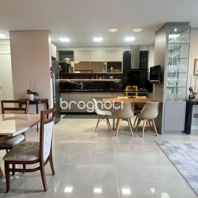 Apartamento com 119m², 2 quartos (sendo 1 suíte), 2 garagens, no bairro Nossa Senhora do Rosário em São José