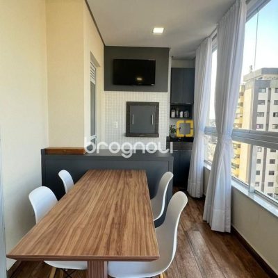 Apartamento com 119m², 2 quartos (sendo 1 suíte), 2 garagens, no bairro Nossa Senhora do Rosário em São José