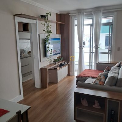 Apartamento com 63m², 2 quartos, no bairro Praia Comprida em São José