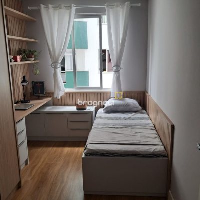 Apartamento com 63m², 2 quartos, no bairro Praia Comprida em São José