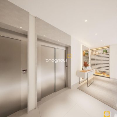 Apartamento com 59m², 2 quartos, 1 garagem, no bairro Areias em São José