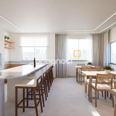 Apartamento com 59m², 2 quartos, 1 garagem, no bairro Areias em São José