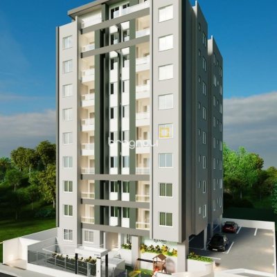 Apartamento com 59m², 2 quartos, 1 garagem, no bairro Areias em São José