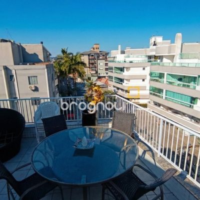 Cobertura com 154m², 3 quartos, 2 garagens, no bairro Canasvieiras em Florianópolis