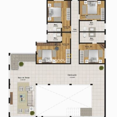 Casa de Condomínio com 520m², 7 quartos (sendo 7 suítes), 6 garagens, no bairro Ingleses em Florianópolis