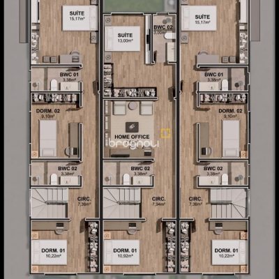 Casa de Condomínio com 115m², 3 quartos (sendo 1 suíte), 1 garagem, no bairro Vargem do Bom Jesus em Florianópolis