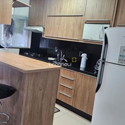 Apartamento com 81m², 3 quartos (sendo 1 suíte), 1 garagem, no bairro Areias em São José