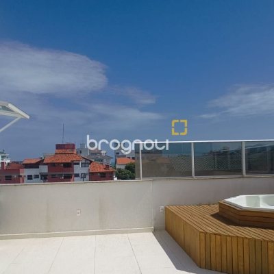 Cobertura com 122m², 2 quartos (sendo 1 suíte), 1 garagem, no bairro Canasvieiras em Florianópolis