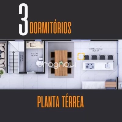 Casa com 210m², 3 quartos (sendo 1 suíte), 2 garagens, no bairro Vargem Pequena em Florianópolis
