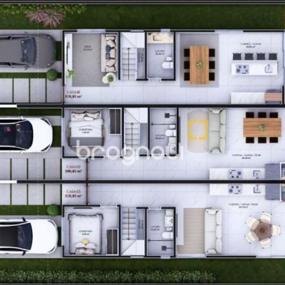 Casa com 210m², 3 quartos (sendo 1 suíte), 1 garagem, no bairro Vargem Pequena em Florianópolis