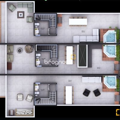 Casa com 210m², 3 quartos (sendo 1 suíte), 1 garagem, no bairro Vargem Pequena em Florianópolis