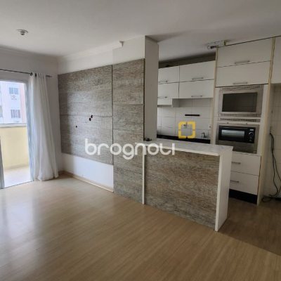 Apartamento com 59m², 2 quartos, 1 garagem, no bairro Barreiros em São José