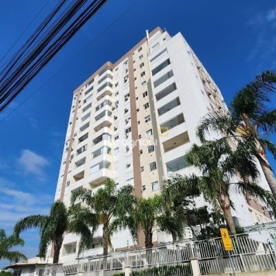 Apartamento com 59m², 2 quartos, 1 garagem, no bairro Barreiros em São José
