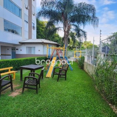Apartamento com 59m², 2 quartos, 1 garagem, no bairro Barreiros em São José