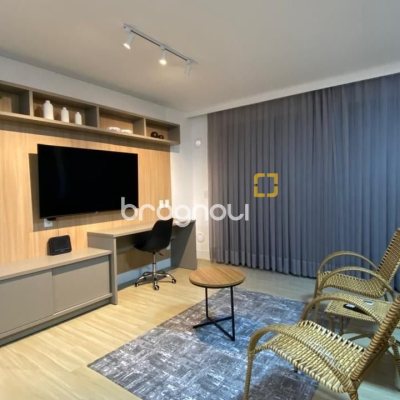 Studio com 47m², 1 quarto (sendo 1 suíte), 1 garagem, no bairro Saco Grande em Florianópolis