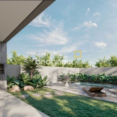 Casa com 144m², 3 quartos (sendo 3 suítes), 2 garagens, no bairro Cachoeira do Bom Jesus em Florianópolis