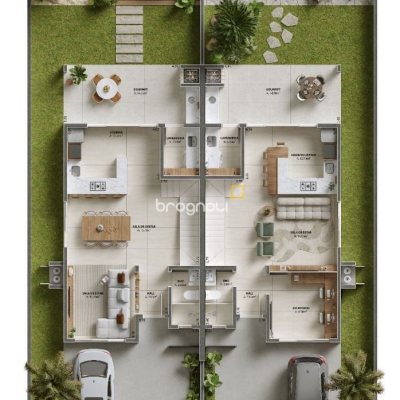 Casa com 144m², 3 quartos (sendo 3 suítes), 2 garagens, no bairro Cachoeira do Bom Jesus em Florianópolis