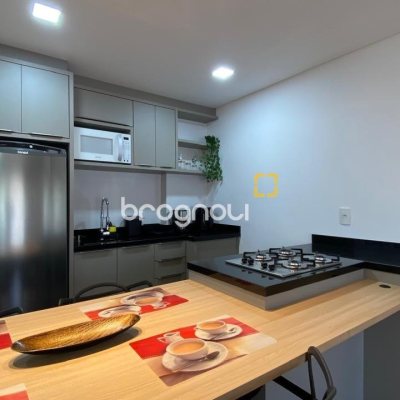 Apartamento com 49m², 1 quarto (sendo 1 suíte), 1 garagem, no bairro Saco Grande em Florianópolis