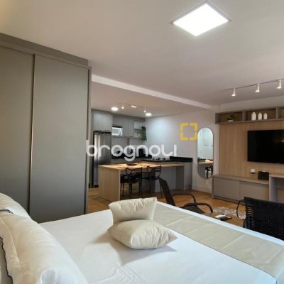 Apartamento com 49m², 1 quarto (sendo 1 suíte), 1 garagem, no bairro Saco Grande em Florianópolis