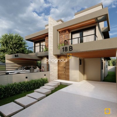 Casa com 133m², 3 quartos (sendo 1 suíte), 2 garagens, no bairro Canasvieiras em Florianópolis