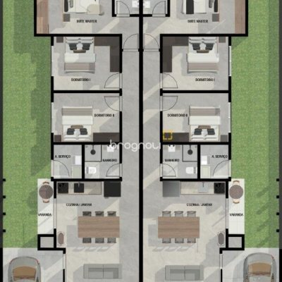 Casa com 111m², 3 quartos (sendo 1 suíte), 2 garagens, no bairro São João do Rio Vermelho em Florianópolis