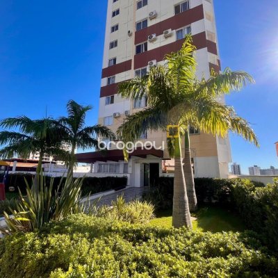 Apartamento com 57m², 2 quartos, 1 garagem, no bairro Barreiros em São José
