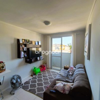 Apartamento com 48m², 2 quartos, 1 garagem, no bairro Sertão do Maruim em São José