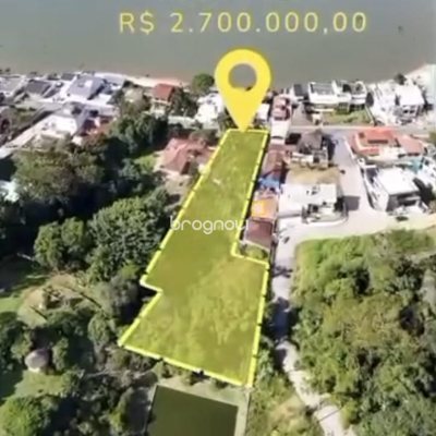 Terreno com 4214m², no bairro Ponta de Baixo em São José