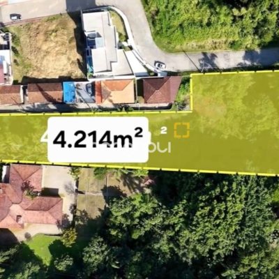 Terreno com 4214m², no bairro Ponta de Baixo em São José