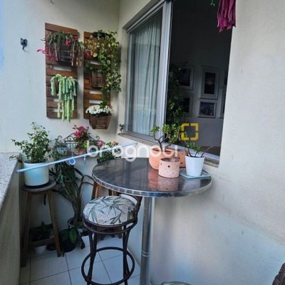 Apartamento com 75m², 3 quartos, 1 garagem, no bairro Campinas em São José
