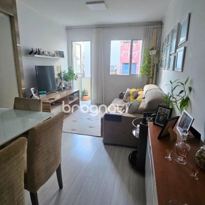 Apartamento com 75m², 3 quartos, 1 garagem, no bairro Campinas em São José